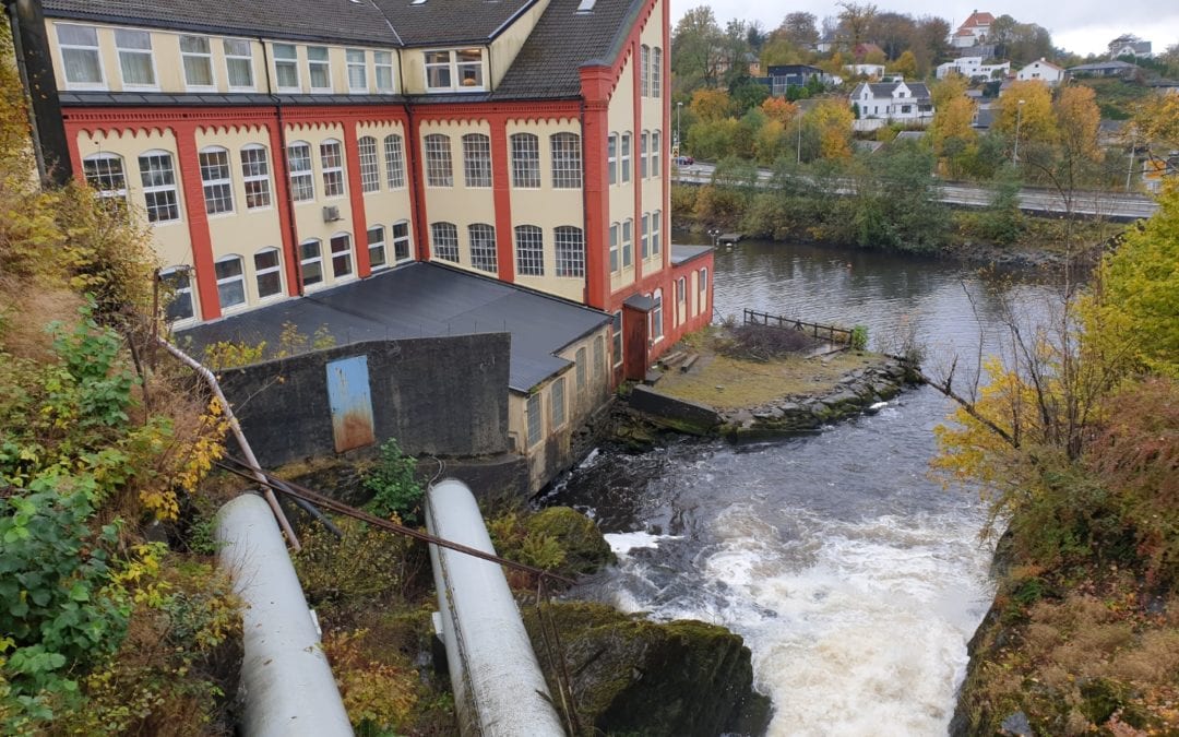 Vill Plan og Vill Energi befarte vannkraftverket på Hopsfossen, Bergen